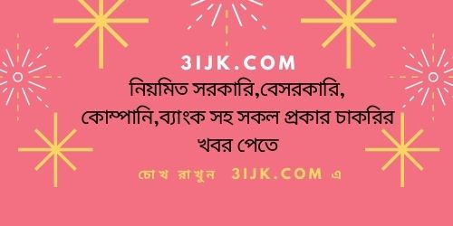 এইমাত্র পাওয়া ২৫০ টি পদে সরকারি চাকরির নতুন নিয়োগ বিজ্ঞপ্তি